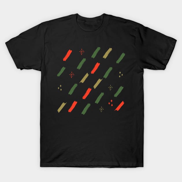 Happy Holidays Pattern T-Shirt by Meme Museum